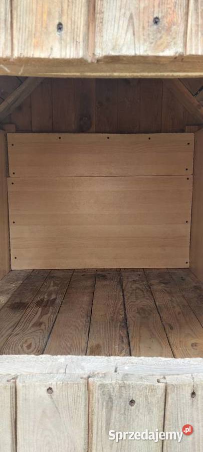 Duża ocieplana buda psa 90 x 109 x 129 UŻYWANA Dla psów Starachowice