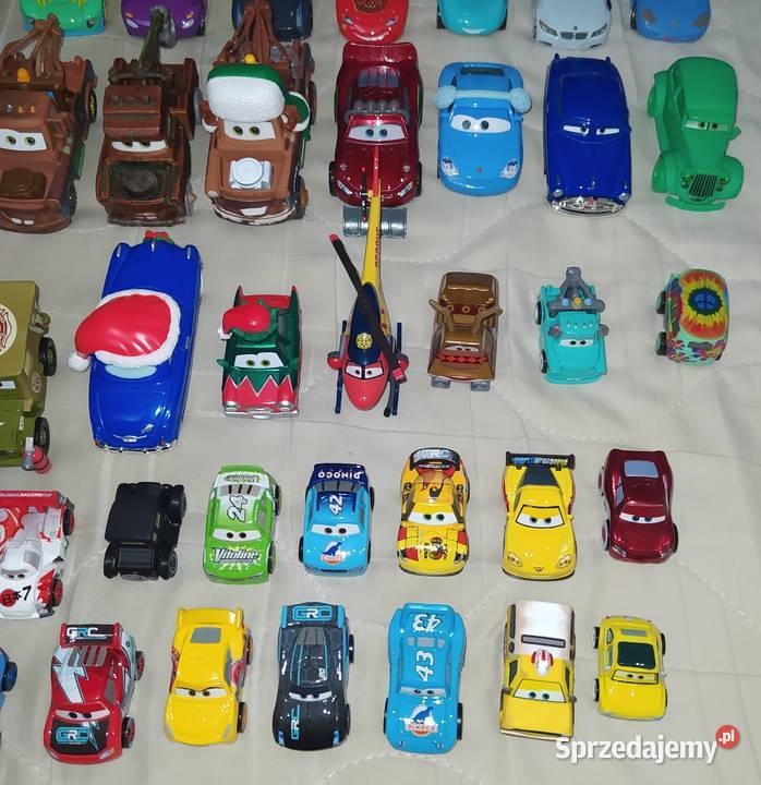 Disney Pixar Cars Auta Mattel 55 sztuk Samochody i pojazdy Gdańsk