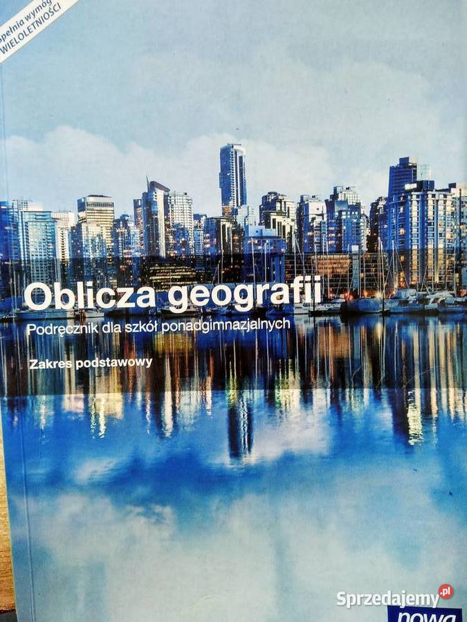Oblicza geografii podstawowy podręczniki Antykwariat Warszawa