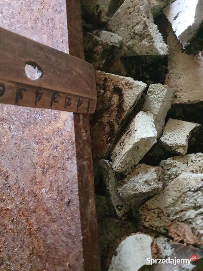 Stara płyta żeliwna stalowa element pieca płyta Warszawa