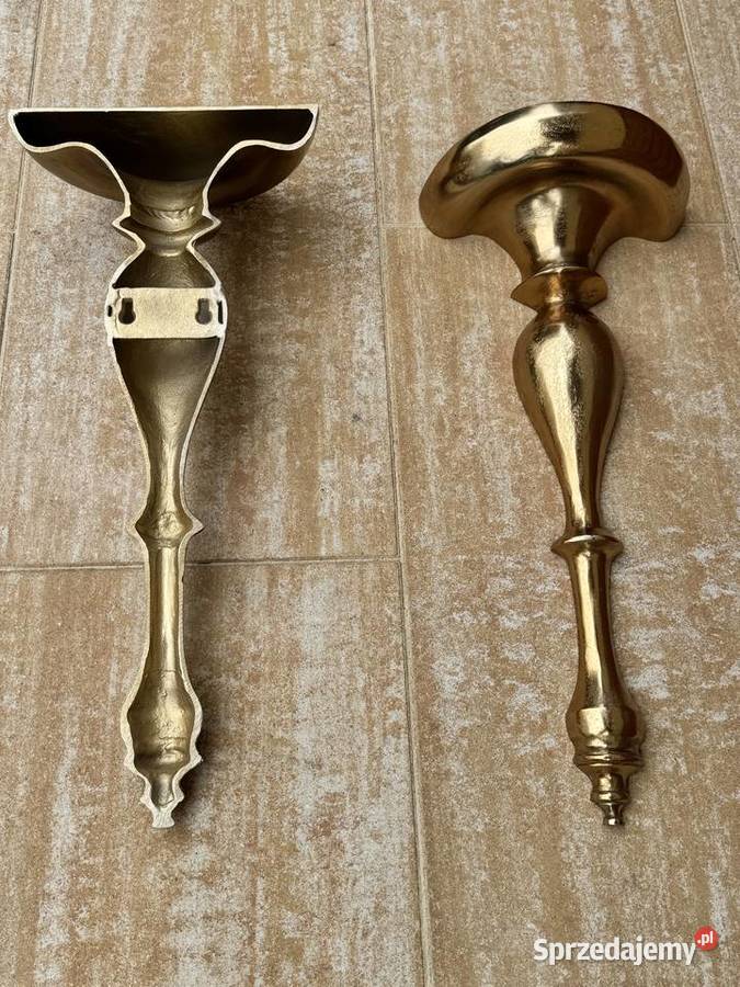 Półka złota wisząca konsola barokowa konsolka mazowieckie Garwolin