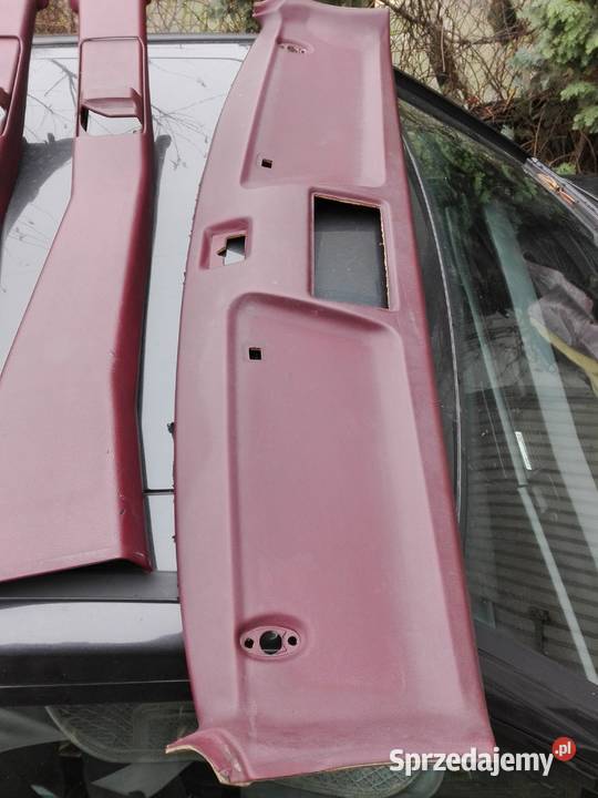 Mercedes 190 W201 tapicerka bordowa czerwona świętokrzyskie Skarżysko-Kamienna