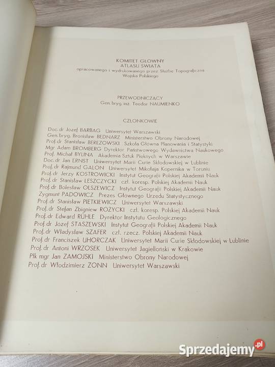 Atlas świata PWN 1962 atlas Mapy i przewodniki Kraków