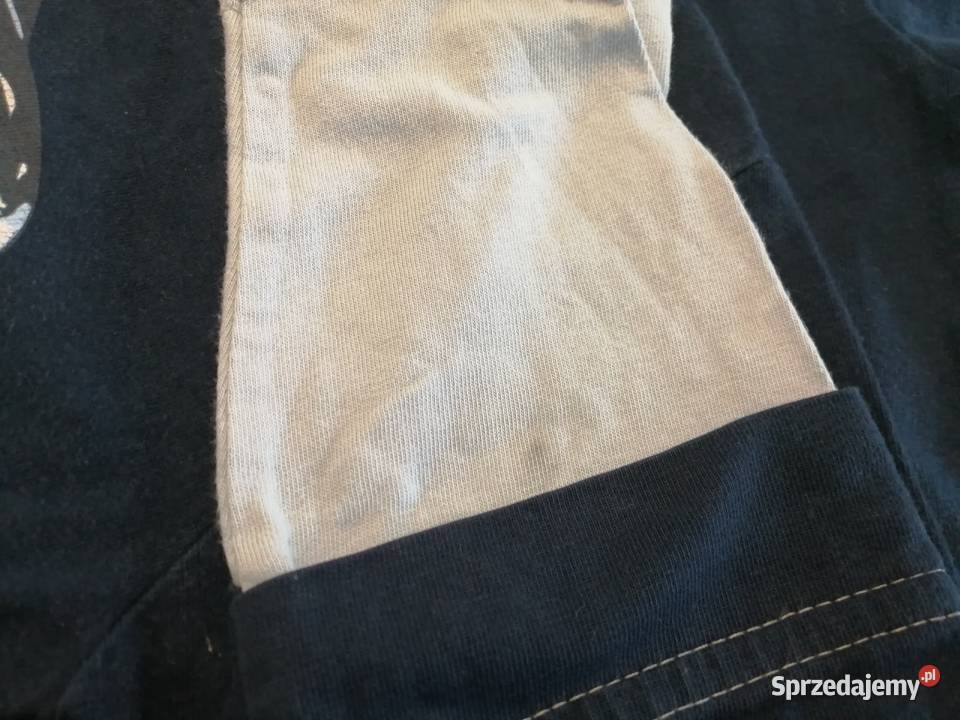 Cienka bluzka chłopięca długi rękaw 116 Wyścigi Czeladź