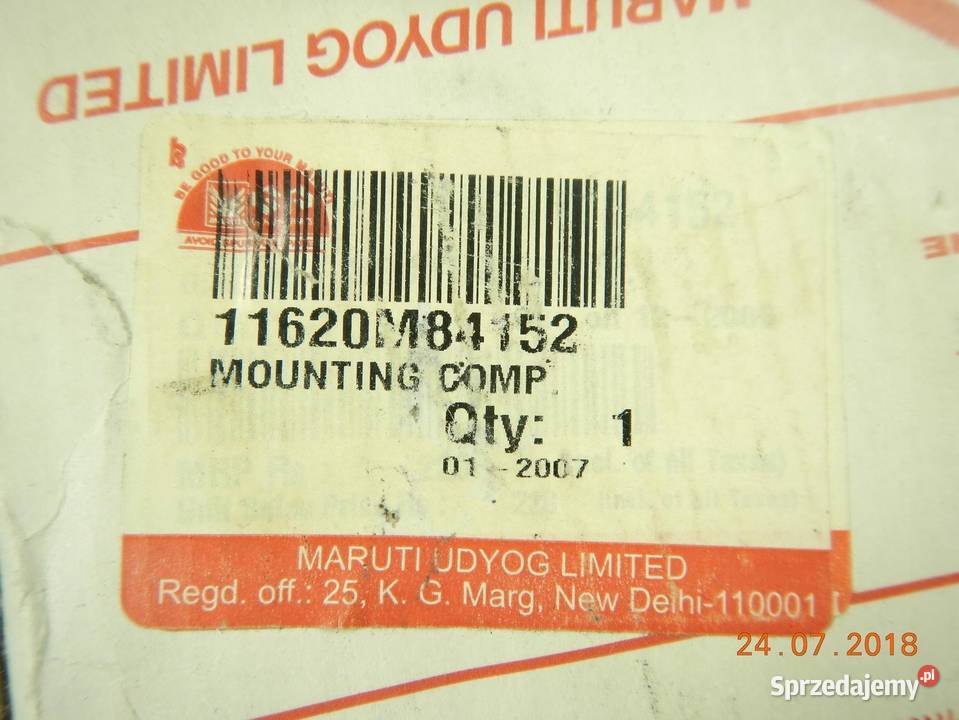 UCHWYT SILNIKA SUZUKI 800 8614 ORYGINAŁ sprzedam