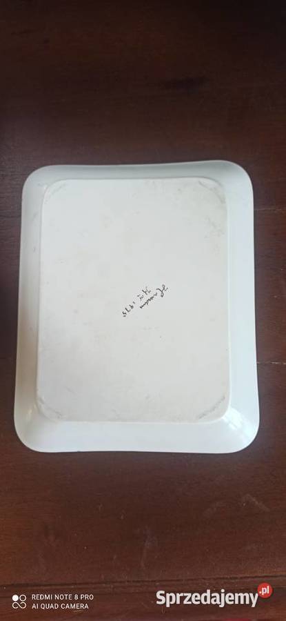 Petera porcelanowa tacka Syg Lilien Porzelan Porcelana i szkło Gdańsk