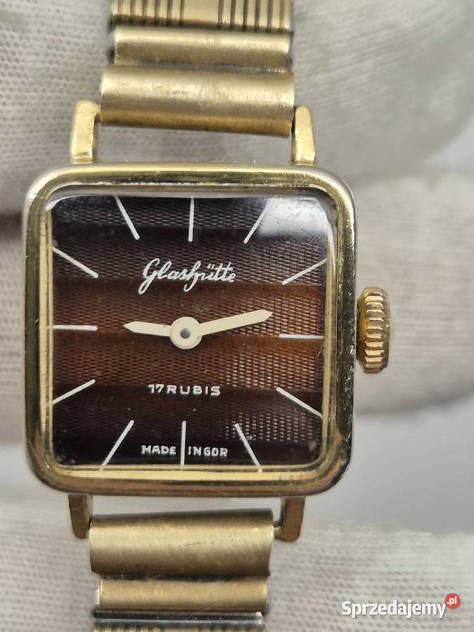 Glashutte mechaniczny damski zegarek DDR śląskie Chorzów