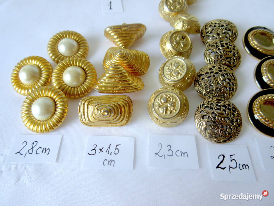 Guziki ozdobne metalowe Dodatki Moda i Styl Straszydle sprzedam