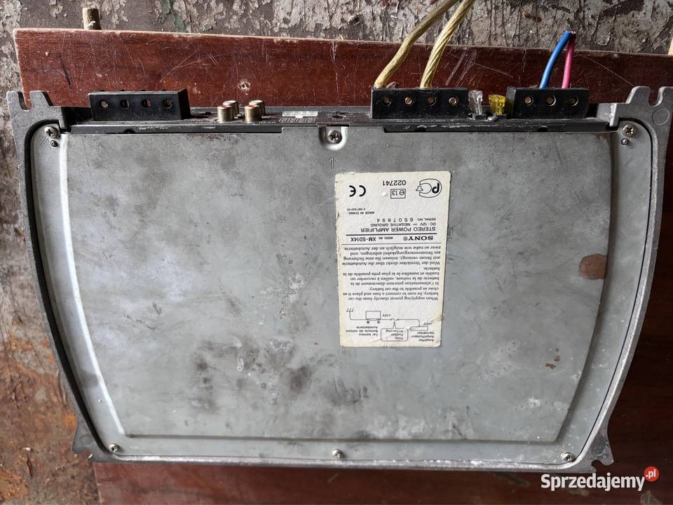 Wzmacniacz samochodwy Sony XMSD14X Elektronika