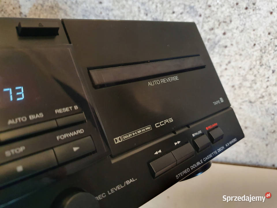 Kenwood magnetofon dwukasetowy KX w4080 Międzychód