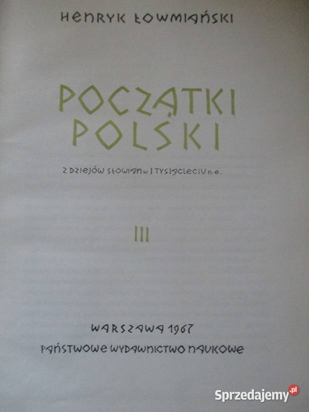 Początki Polski HŁowmiański historia Łódź
