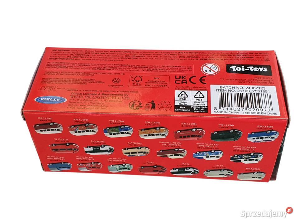 Model Samochodu Volkswagen Bus T1 1963 Ogórek Cieszyn