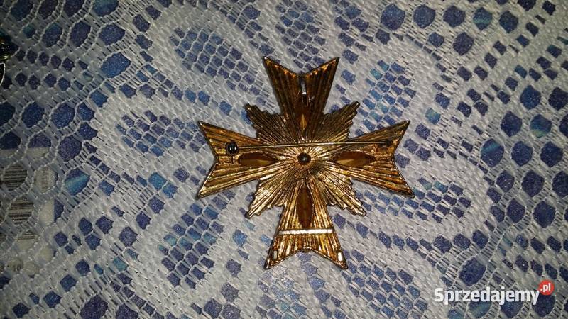 Broszka angielska stara krzyż walecznych małopolskie
