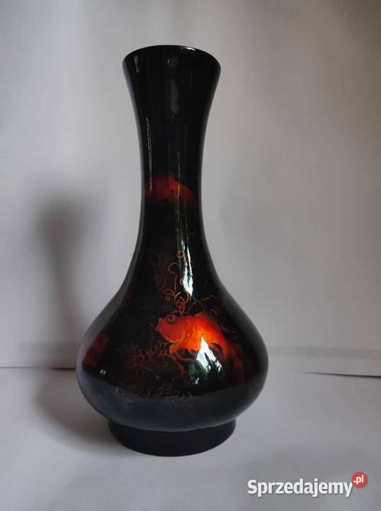 złote rybki wazon flakon z laki retro vintage świętokrzyskie Kielce sprzedam