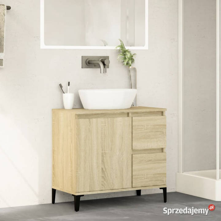 Szafka łazienkowa dąb sonoma 65x33x60 WM847405 mazowieckie Warszawa