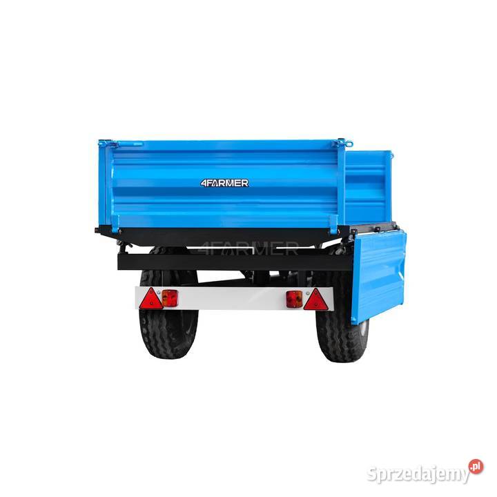 Przyczepa rolnicza jednoosiowa 2T z kiprem podkarpackie Tajęcina