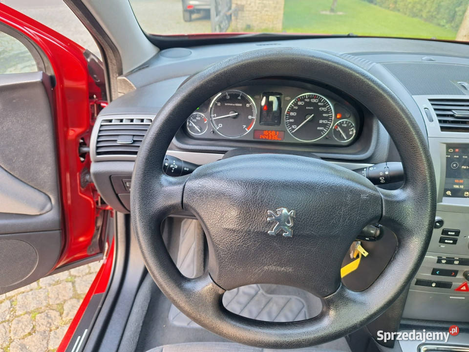 Peugeot 407 SW Panorama dach Navi nieduży bordowy Peugeot Siewierz sprzedam