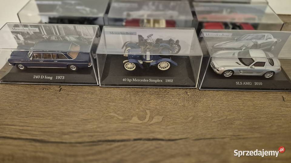Modele aut Mercedes skala 143 Modelarstwo Lublin