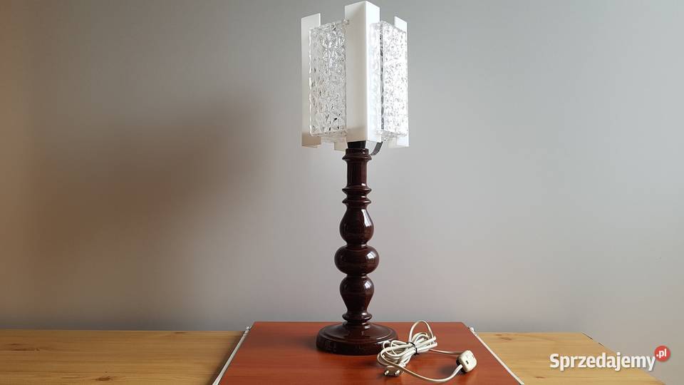 Stara lampa stołowa Polam Mysłakowice PRL Pozostałe Dąbrowa Górnicza