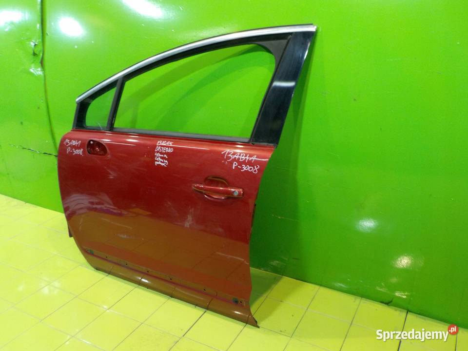 PEUGEOT 3008 I 11r 5D drzwi lewe przod Motoryzacja Suków