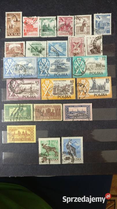 Znaczki 1954 r śląskie Myszków