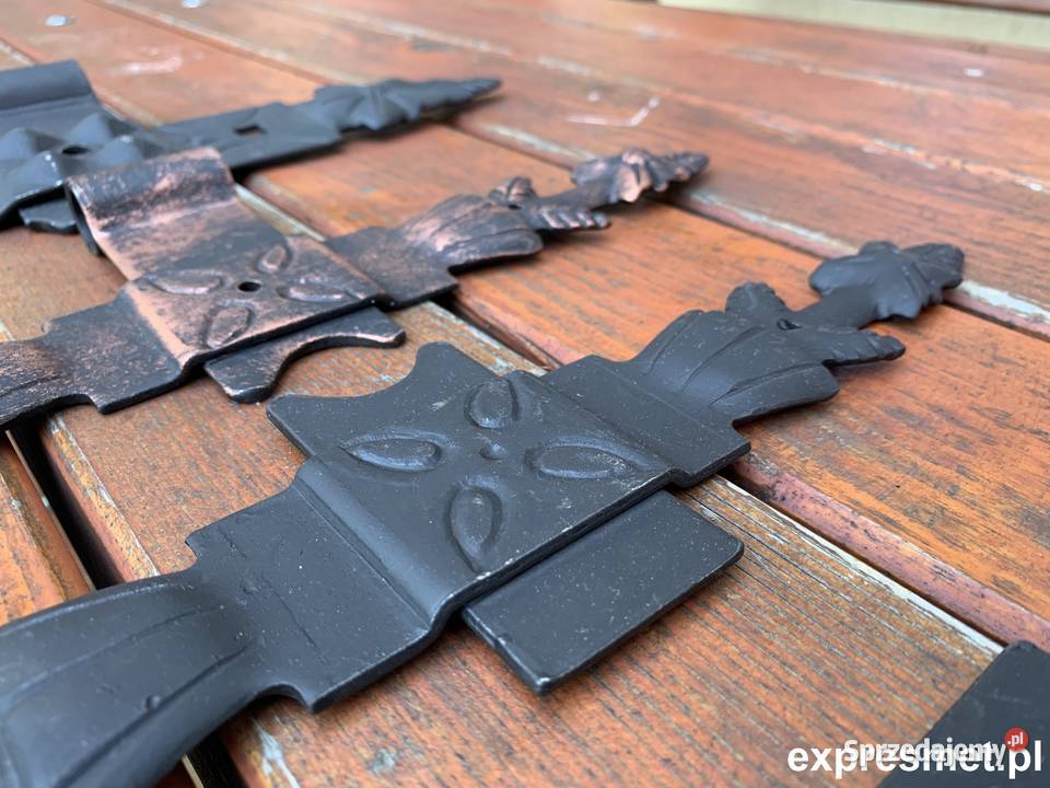 Zawias środkowy ozdobny atrapa dekoracyjny kuty Zawiasy