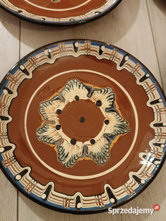 Stylowe ceramiczne talerze Gorlice