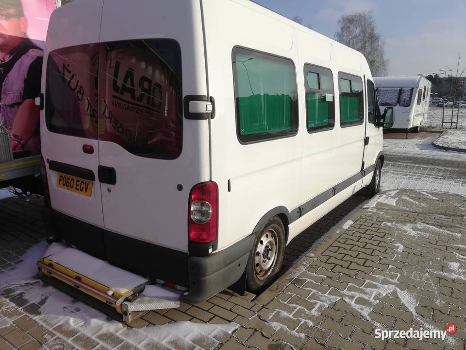 Renault master 2 2010 r posiada rampe 9 foteli
