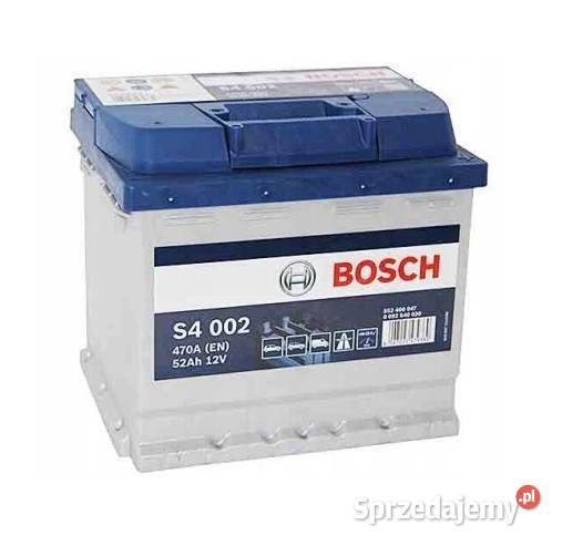 Akumulator BOSCH S4 52Ah 470A dolnośląskie Wrocław