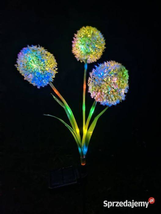Nowe Lampki solarne LED dmuchawce kwiatki sprzedam