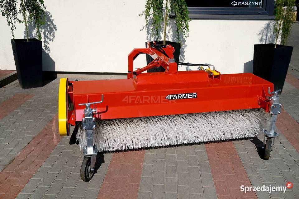 Zamiatarka 180 do traktora z koszem 4FARMER nieuszkodzony Tajęcina