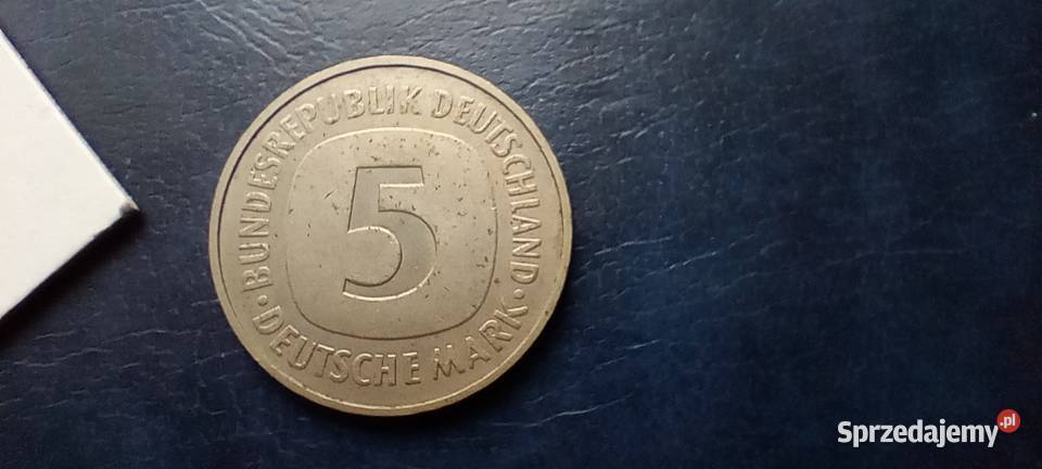 Stare monety 5 marek 1975 J Niemcy Lesko
