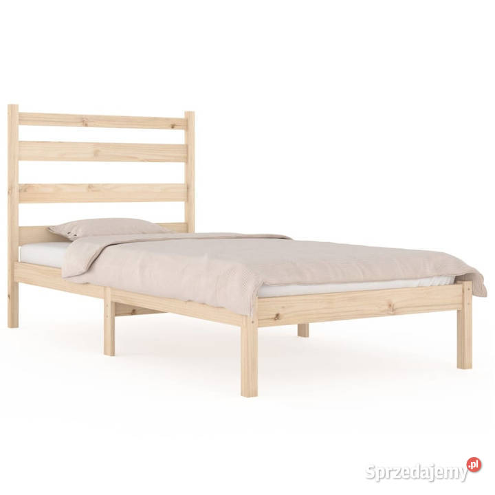 Rama łóżka lite drewno sosnowe 100 x 200 mazowieckie sprzedam