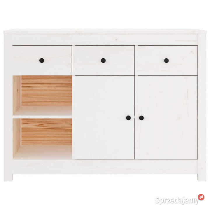 Szafka biała 100x35x74 lite drewno sosnowe Warszawa sprzedam