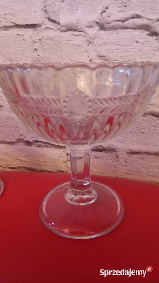 Pucharki szklane Hortensja mazowieckie sprzedam