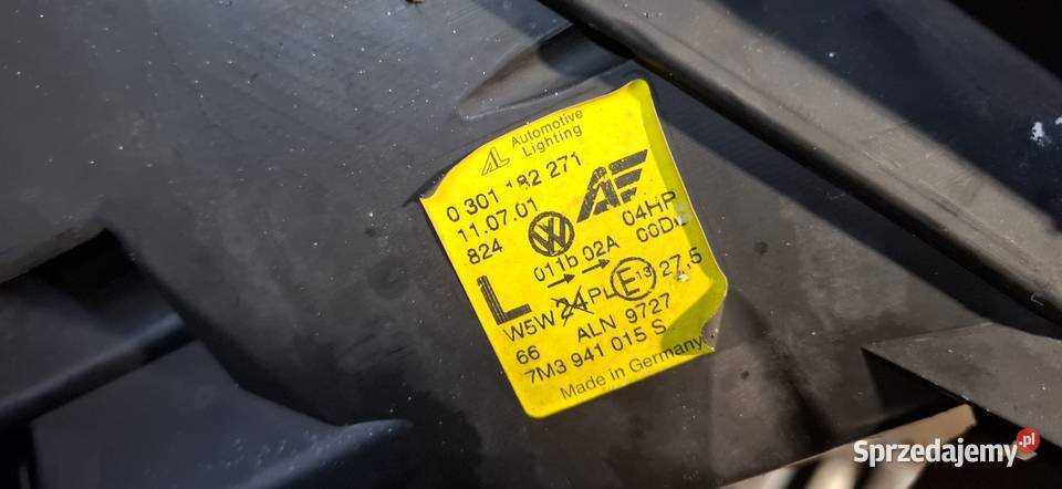 Vw Sharan 1 LIFT lampy Xenon lampa prawa lewa EU sprzedam