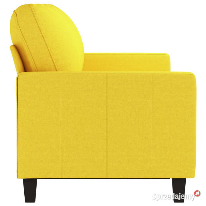 Sofa 3osobowa jasnożółta 180 tapicerowana Warszawa