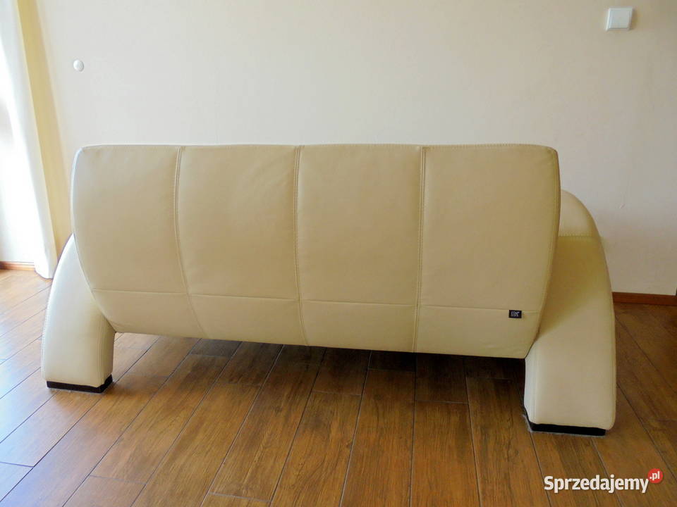 Sofa skórzana ETAP Rosso z zagłówkiem skóra sprzedam