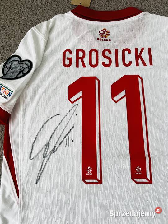 Koszulka meczowa reprezentacji Polska Grosicki z zachodniopomorskie sprzedam