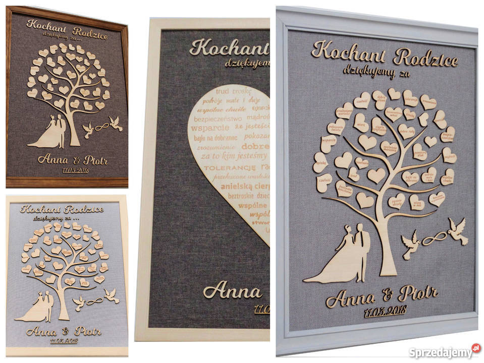 Obraz drzewko Podziękowania rodziców mamy Pozostałe Warszawa
