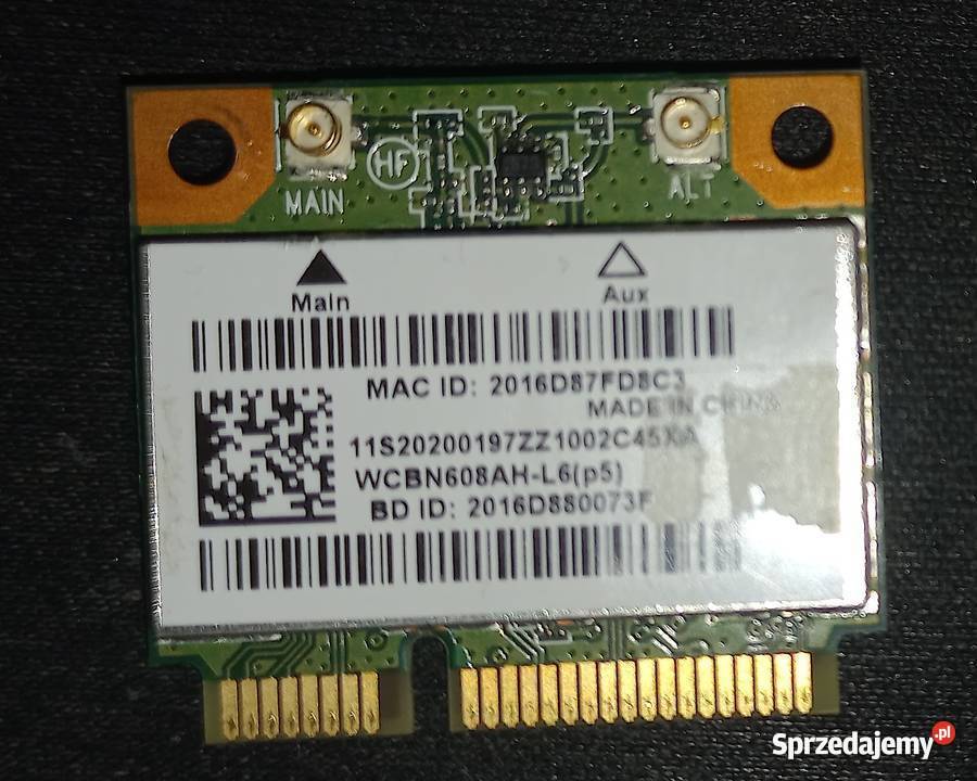 Karta sieciowa wifi lenovo N580 G580 G585 P580 Koło
