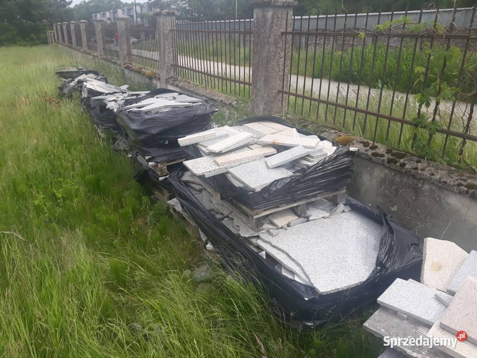 Kamień naturalny GRANIT ok 500 m2 Bolszewo sprzedam
