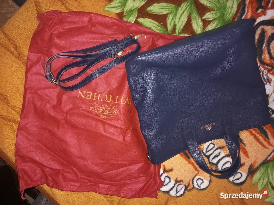 Duża skórzana torebka lubelskie