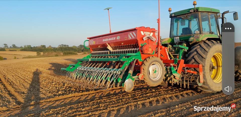 Zestaw uprawowo siewny agromasz 3m Agromasz Plesewo