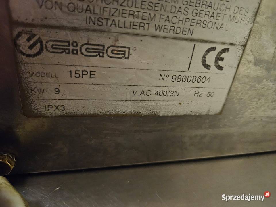 Frytownica gastronomiczna GIGA 15 l 9 kW Pszczyna