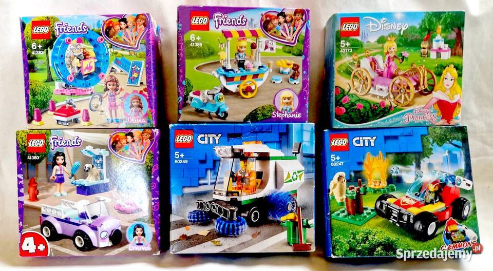 Klocki LEGO Zestaw 3 serii Friends City Disney Zabawki Biała Podlaska