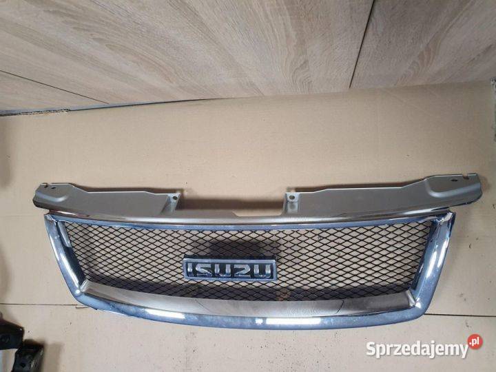 Isuzu D 08 atrapa zderzaka przód grill chrom OE Atrapy lubelskie Motycz