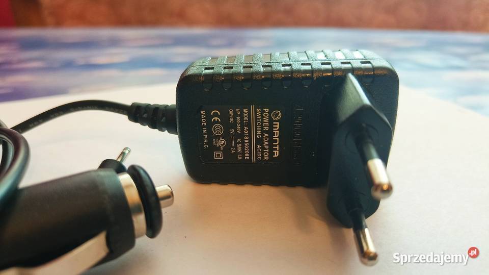 Ładowarka sieciowasamochodowa do tablet Manta Ładowarki samochodowe Zawory