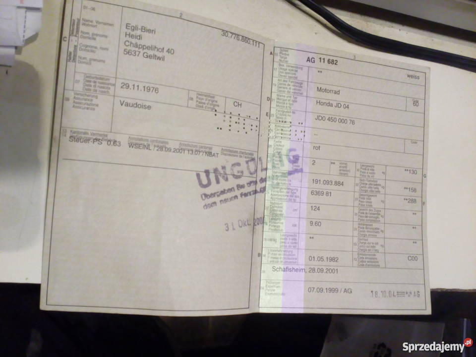 sprzedam Honda XL 125 Niebylec