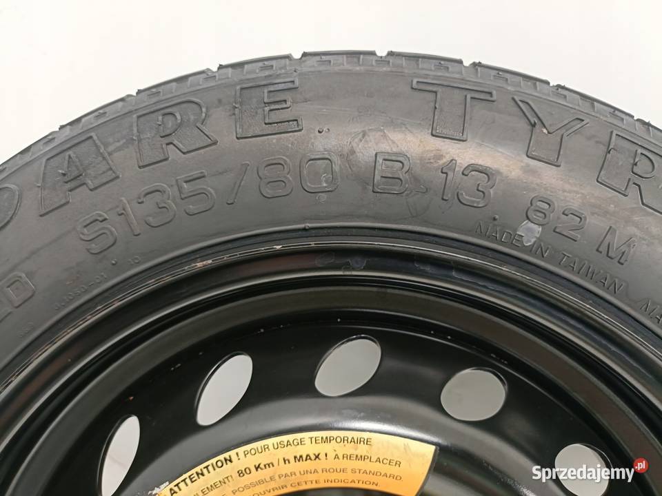 KOŁO DOJAZDOWE Fiat Panda 13580 B13 R13 4x98 Chełm sprzedam